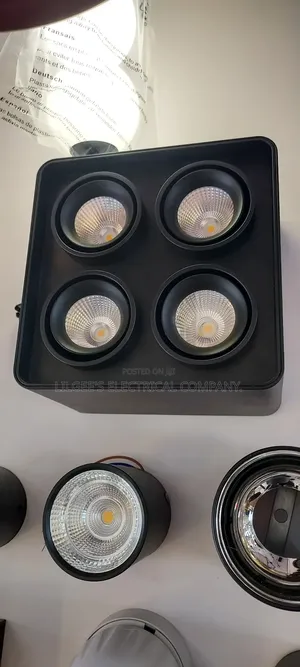 Ultramodern Led Box Shape 4 Eyes Parafet/Decking Light.