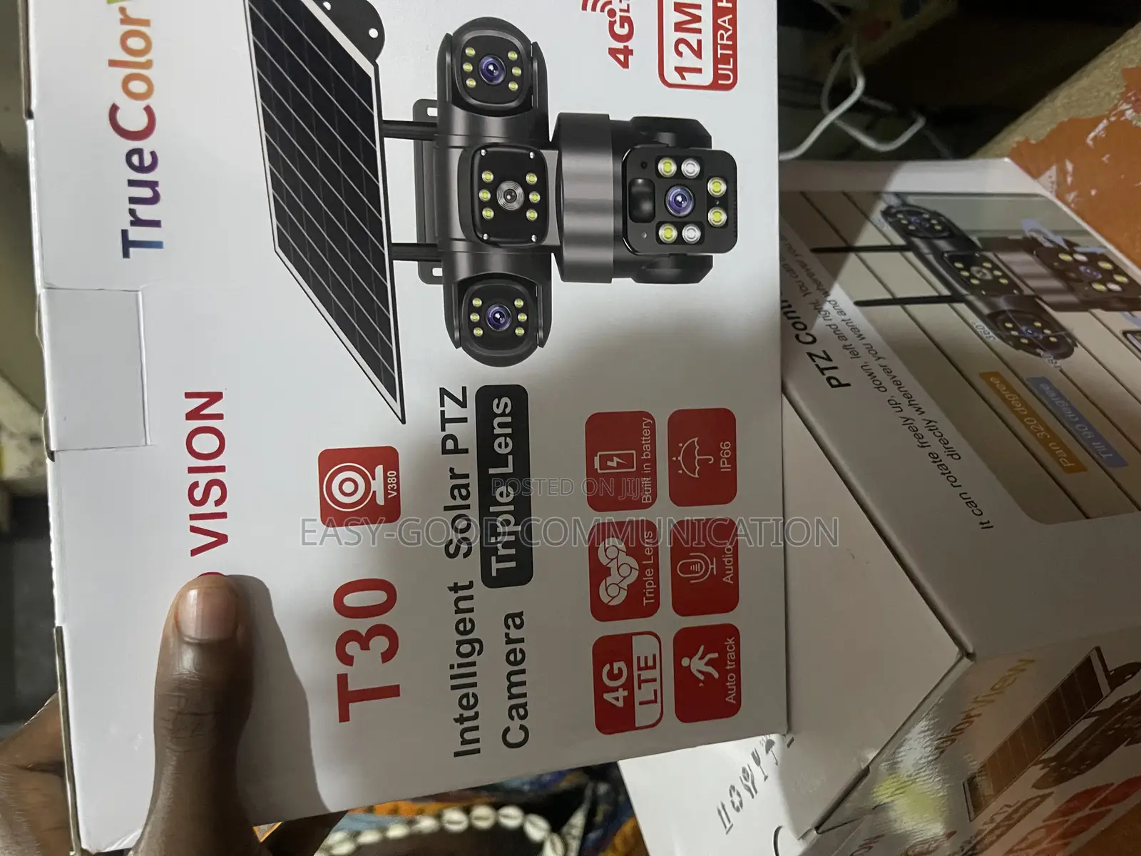 PTZ 3 Lens Solar Camera