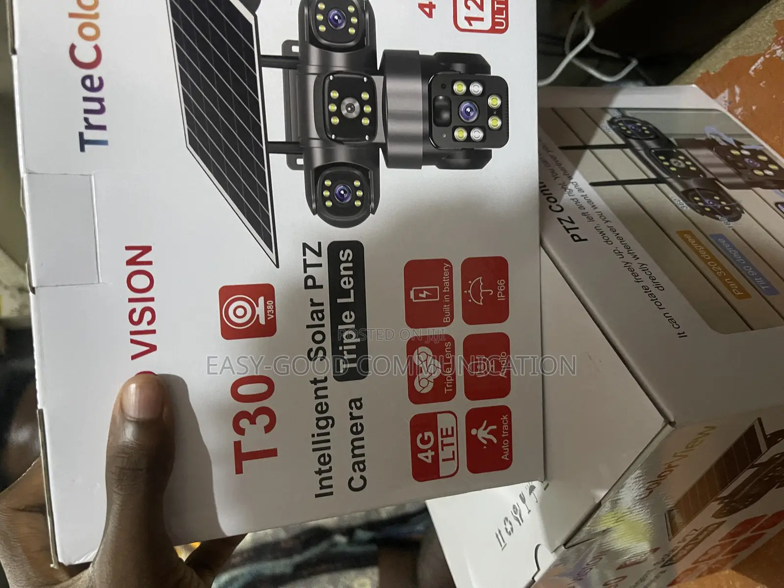 PTZ 3 Lens Solar Camera