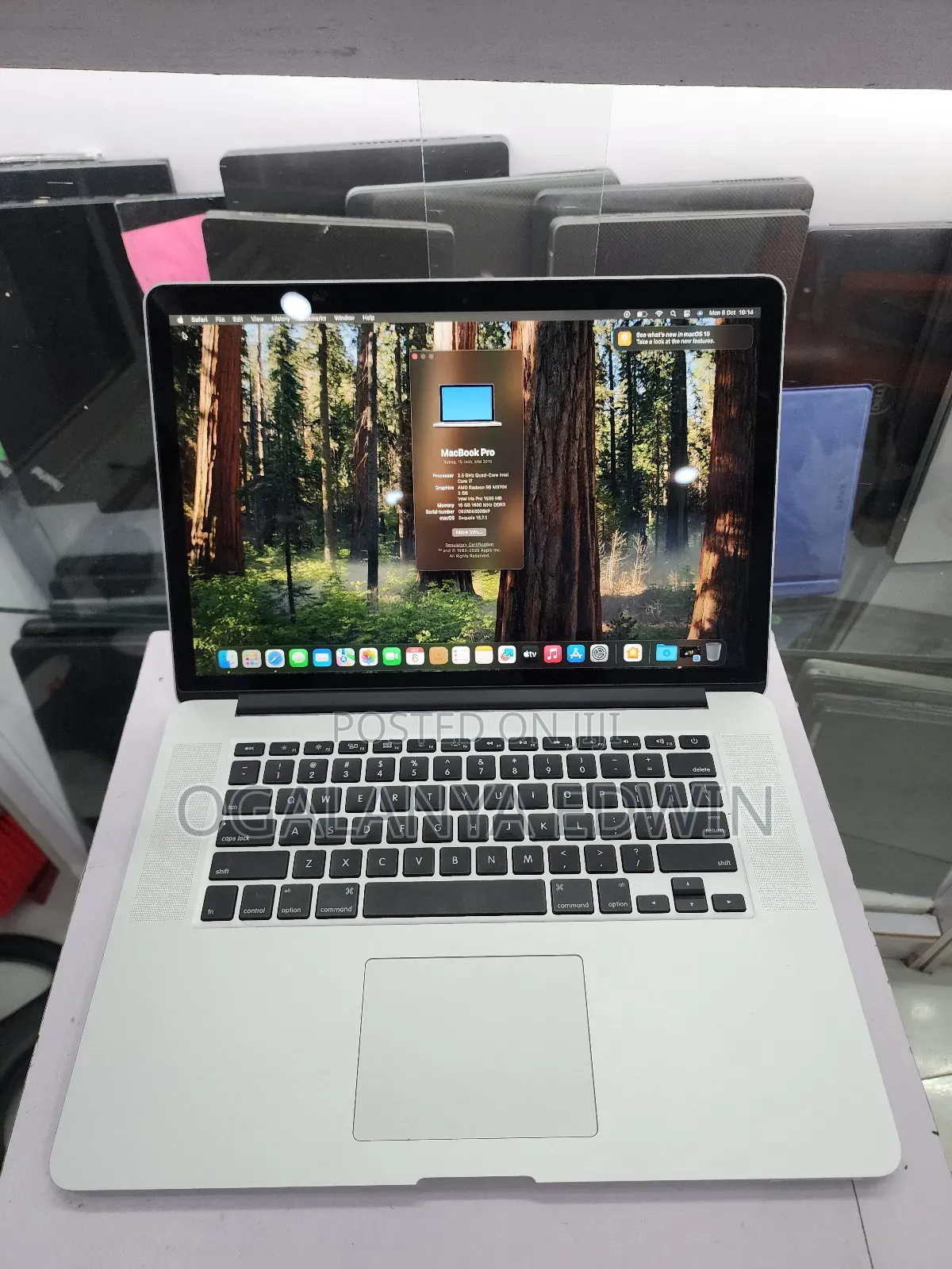 Laptop Apple MacBook Pro 2015 16GB Intel Core I7 SSD 512GB