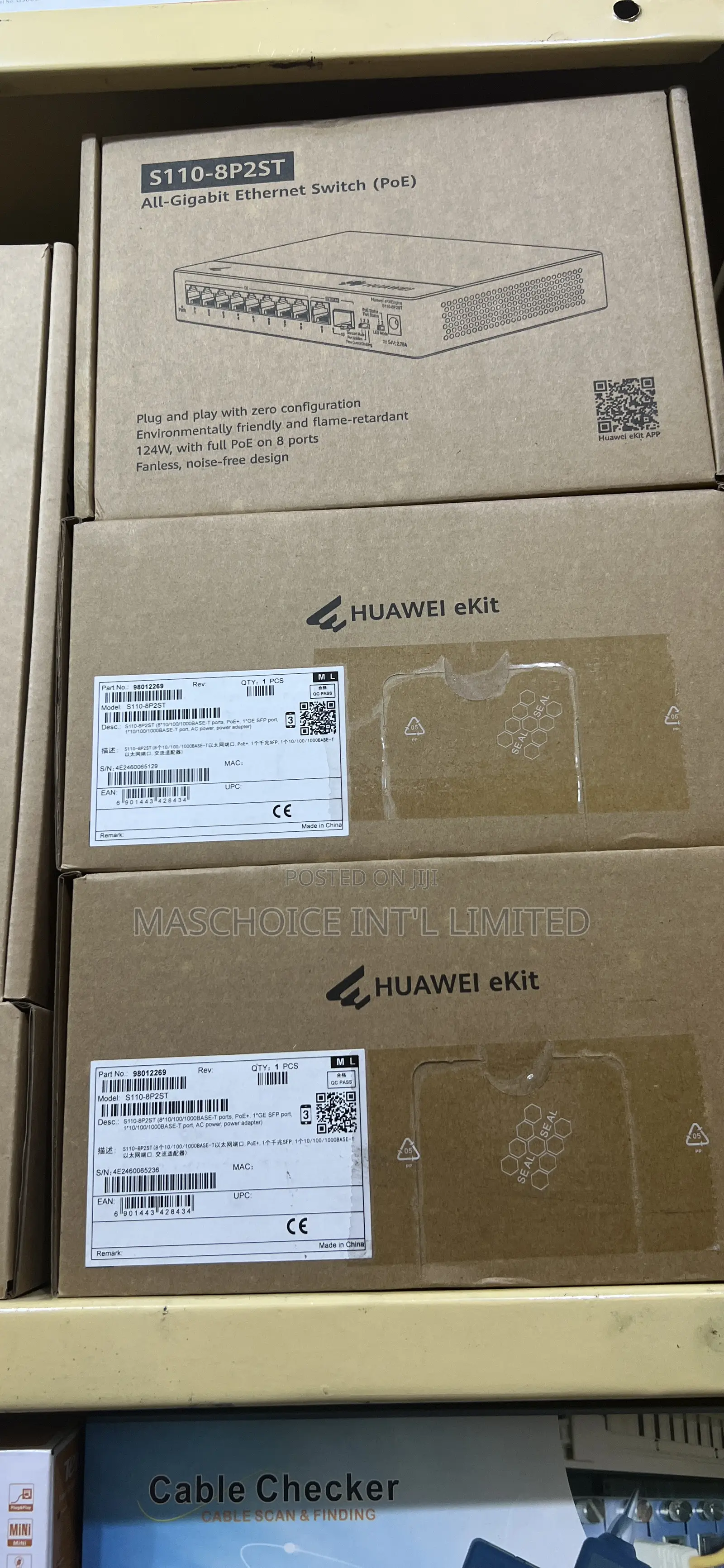 Huawei S110-8p2st All Gigabit Poe