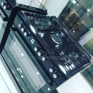 5 Standing Gas Burners With One Electric Cooker