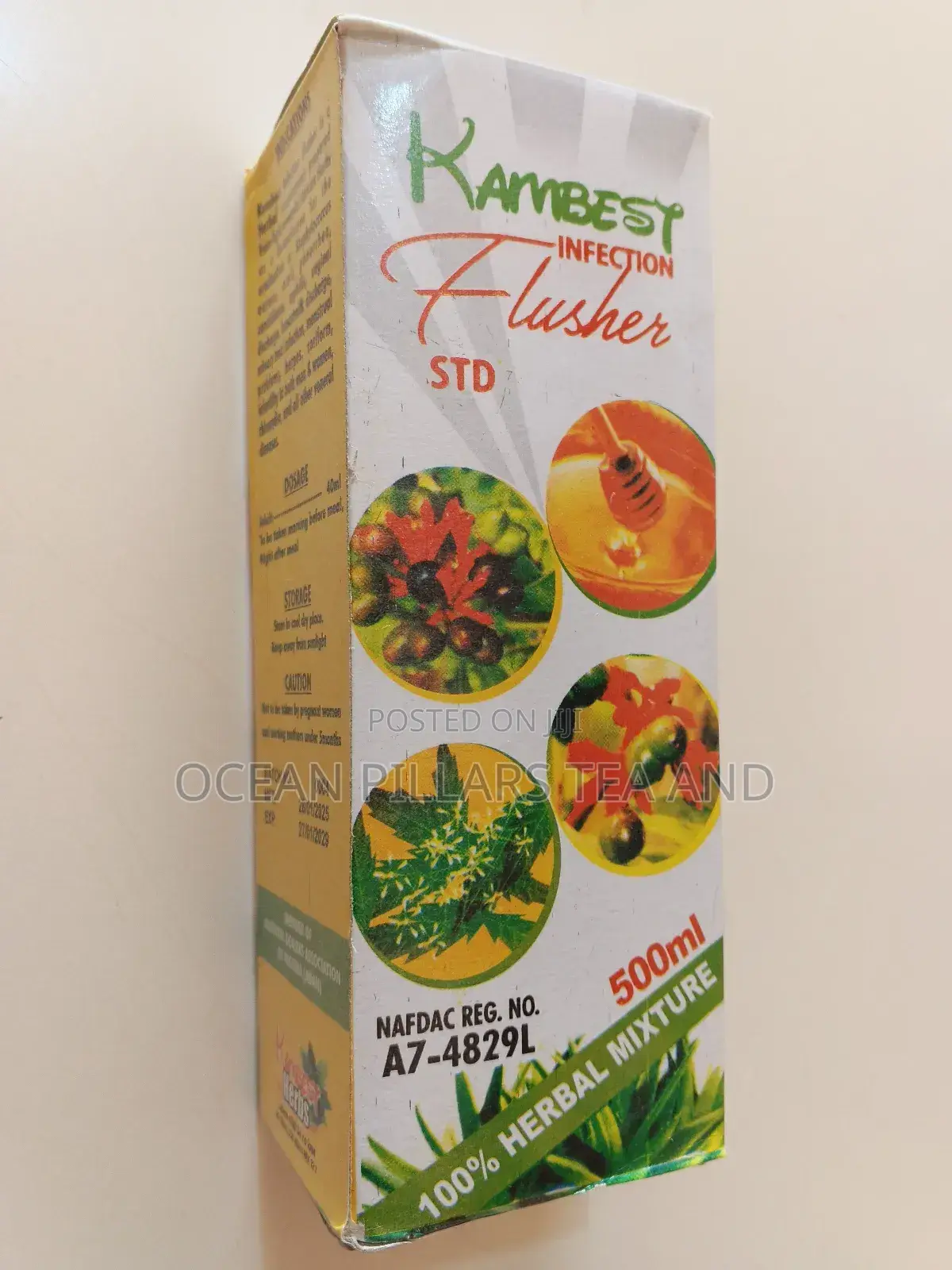 Kambest Infection Flusher STD 100% Herbal Mixture 500ml
