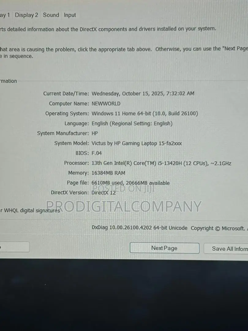 Laptop HP Victus 15 16GB Intel Core i5 SSD 512GB