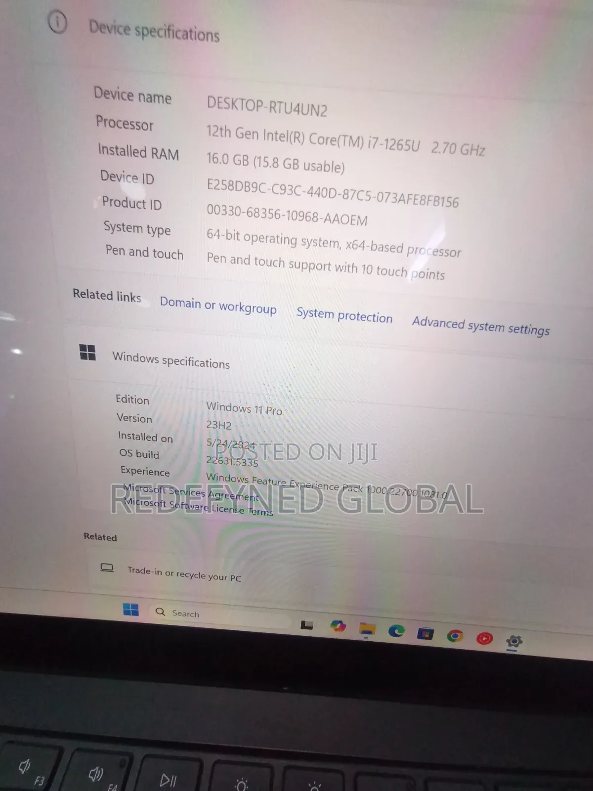 Laptop Microsoft Surface Laptop 5 16GB Intel Core i7 SSD 256GB