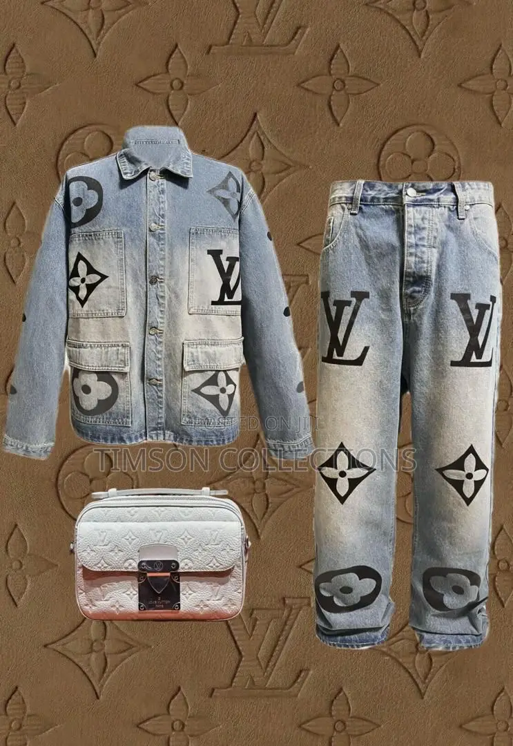 Best Quality Luxury Lv Jeans Up and Down
