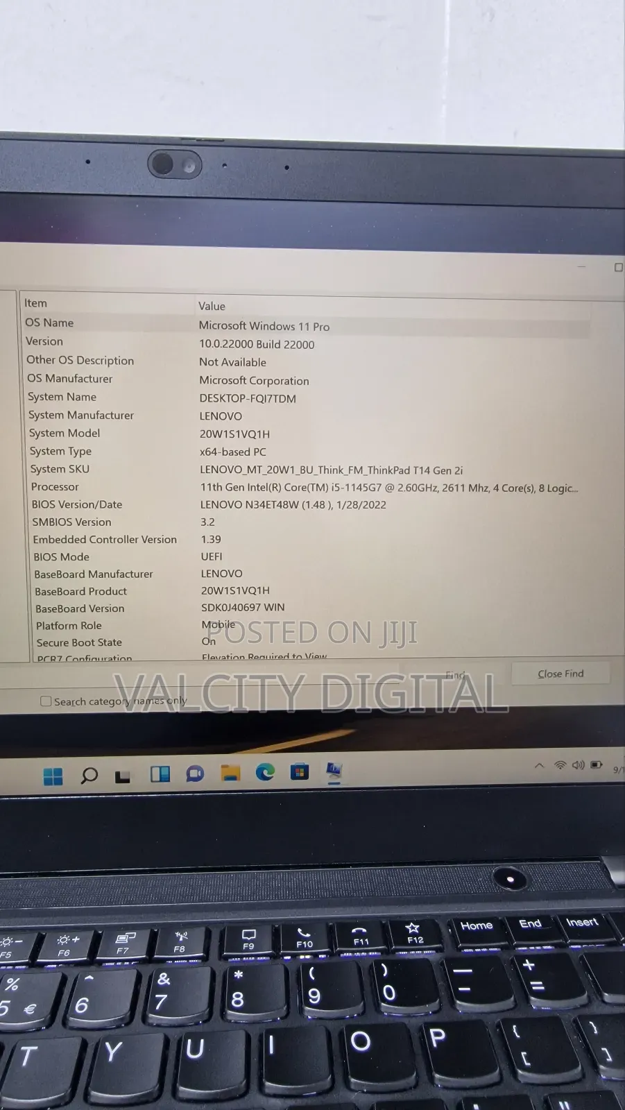 Laptop Lenovo ThinkPad T14 G2 16GB Intel Core i5 SSD 512GB