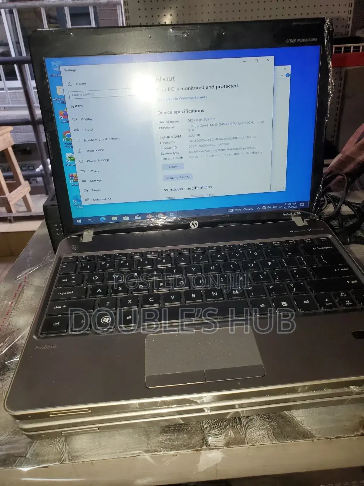 Laptop HP ProBook 4230S 4GB Intel Core i5 HDD+SSD 500GB