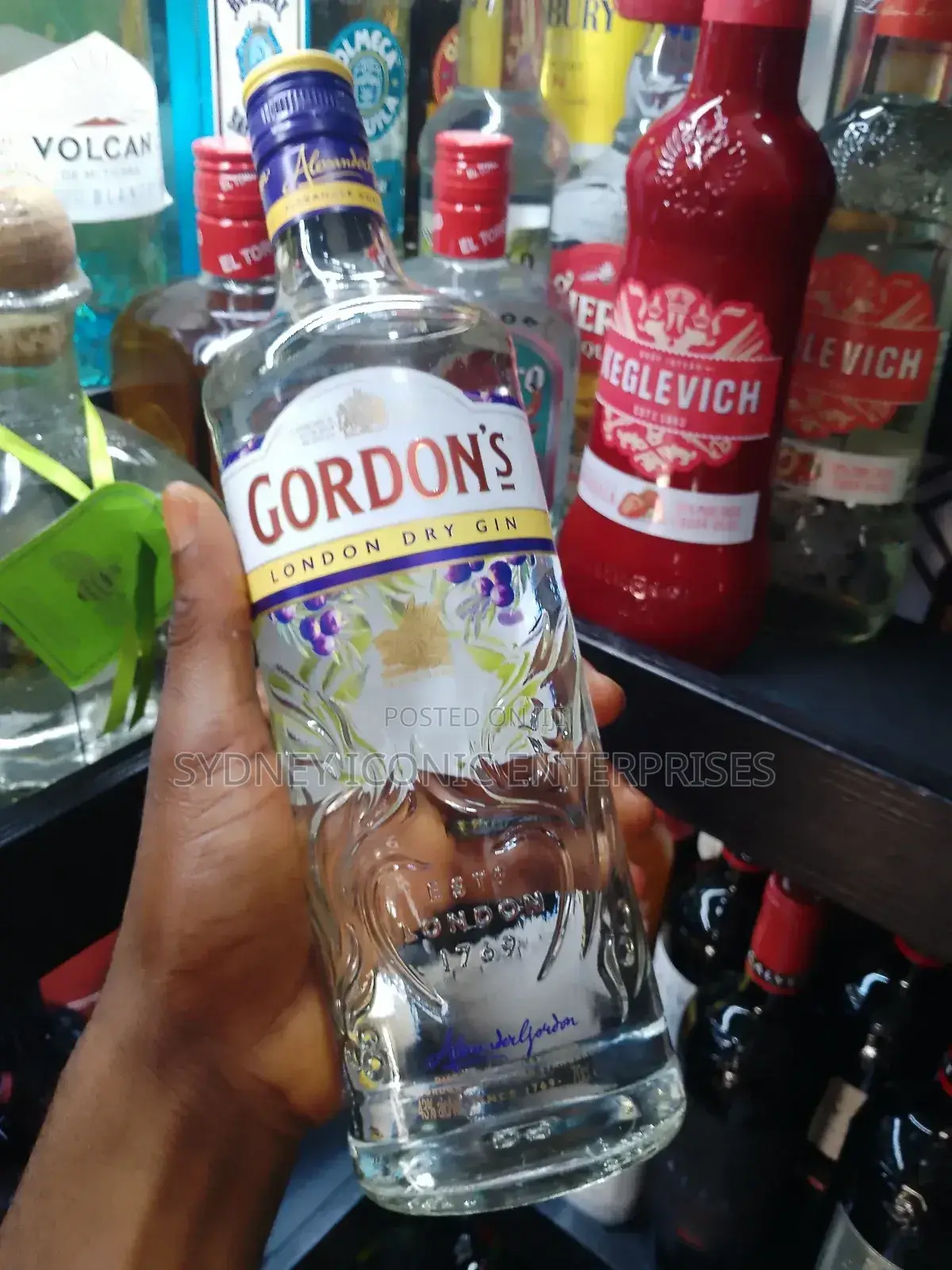 Foreign Gordon's Dry Gin (Carton by 12btles)