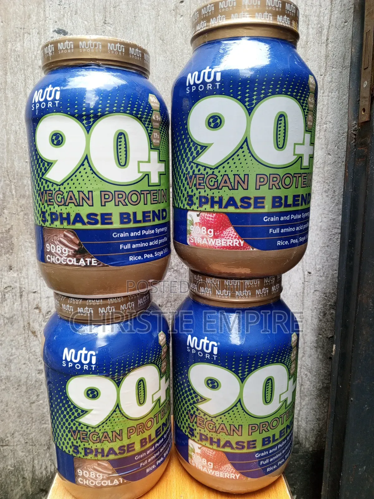 Nutr 90 Vegan Protein 3 Phase Blend