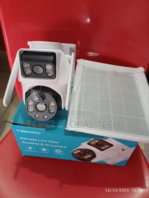 V380max Dual Lens 4g Solar Camera