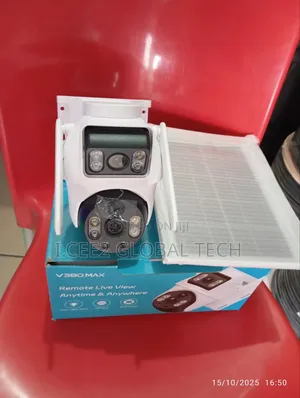 V380max Dual Lens 4g Solar Camera