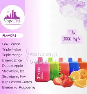 Taki 3000 Puffs Vape (Rechargeable)