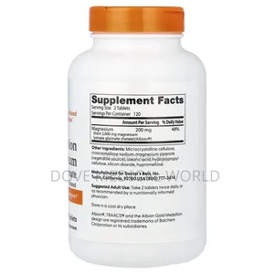 High Absorption Magnesium, 240 Tablets (100 Mg Per Tablet)
