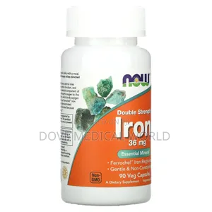 Iron, 36 Mg, 90 Veg Capsules