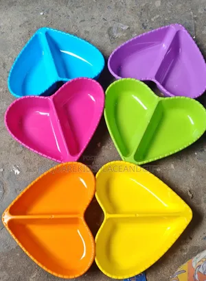 2 in 1 Quality Love Partition Plate in Doz Price