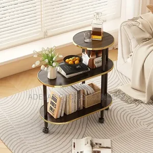 3-Tier Corner Side Table Sofa Coffee Table for Living Room Etc