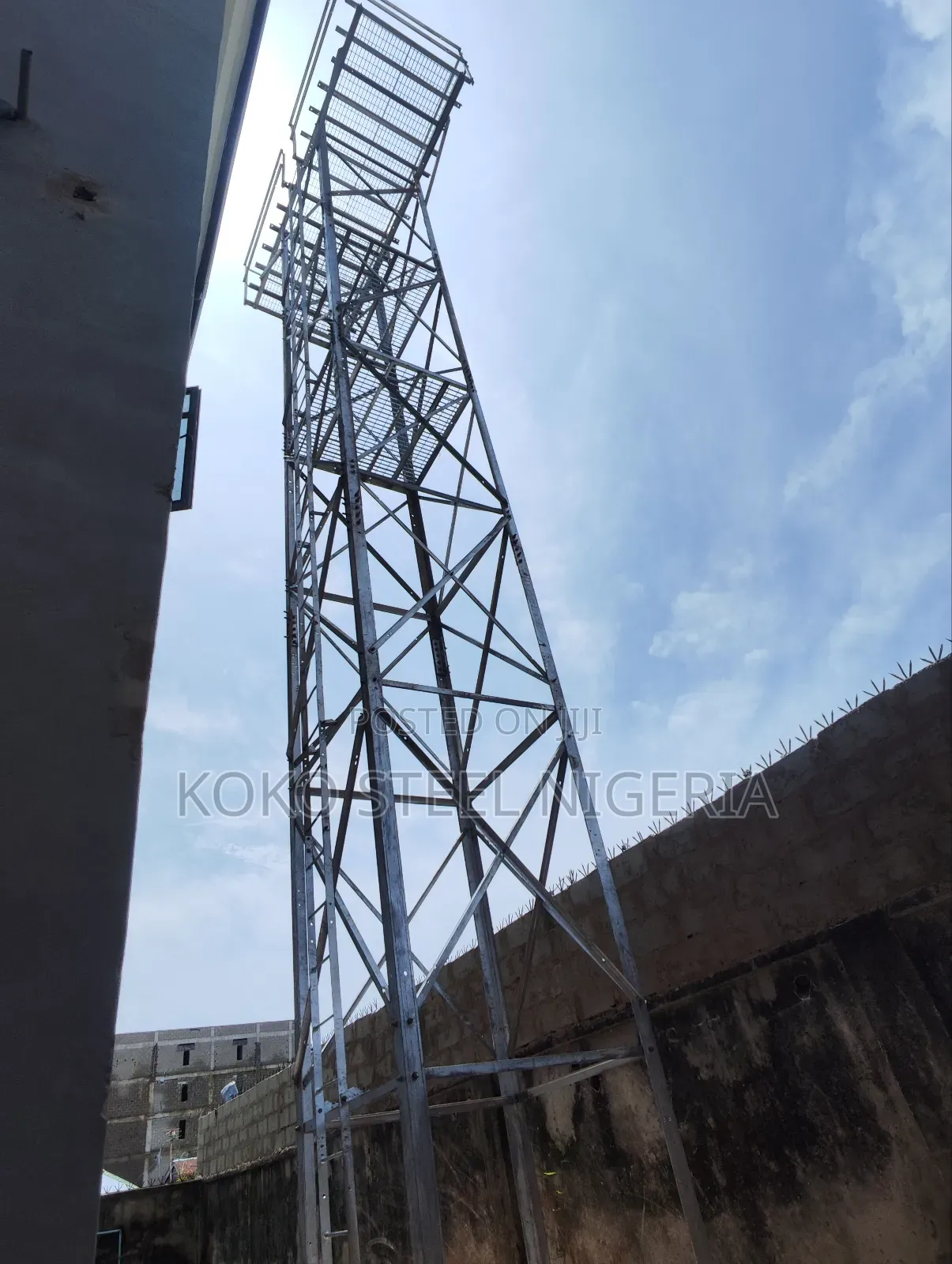 Heavy Duty Galvanize Angle Iron Water Storex Stand