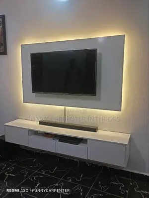 Tv Console With Led Lights