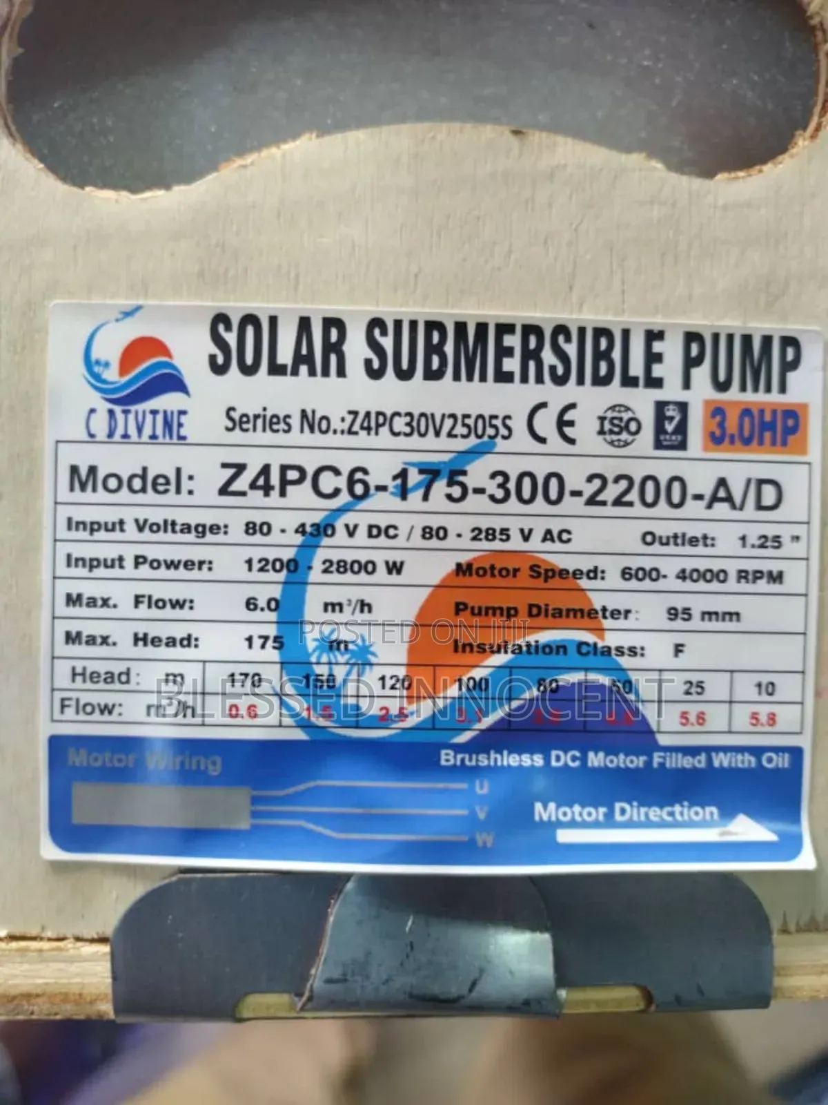 Ac/Dc Solar Submersible Pump