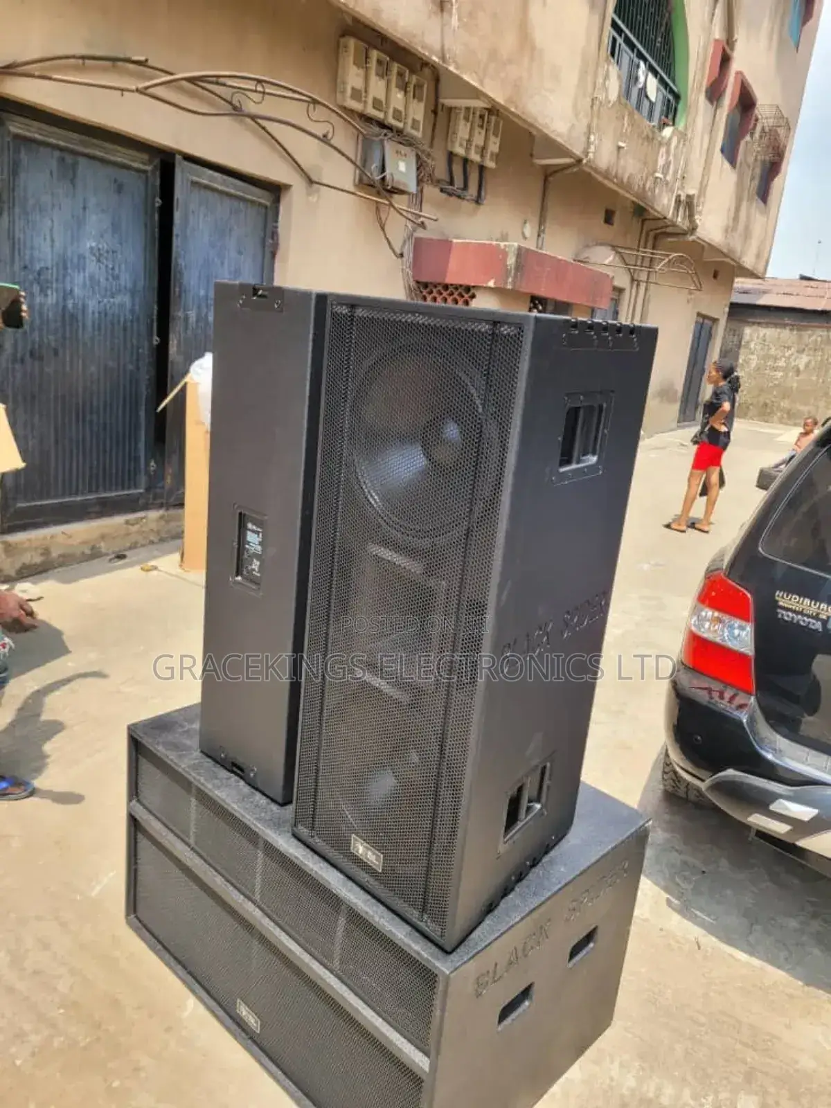 Black Spider Full Range and Subwoofer