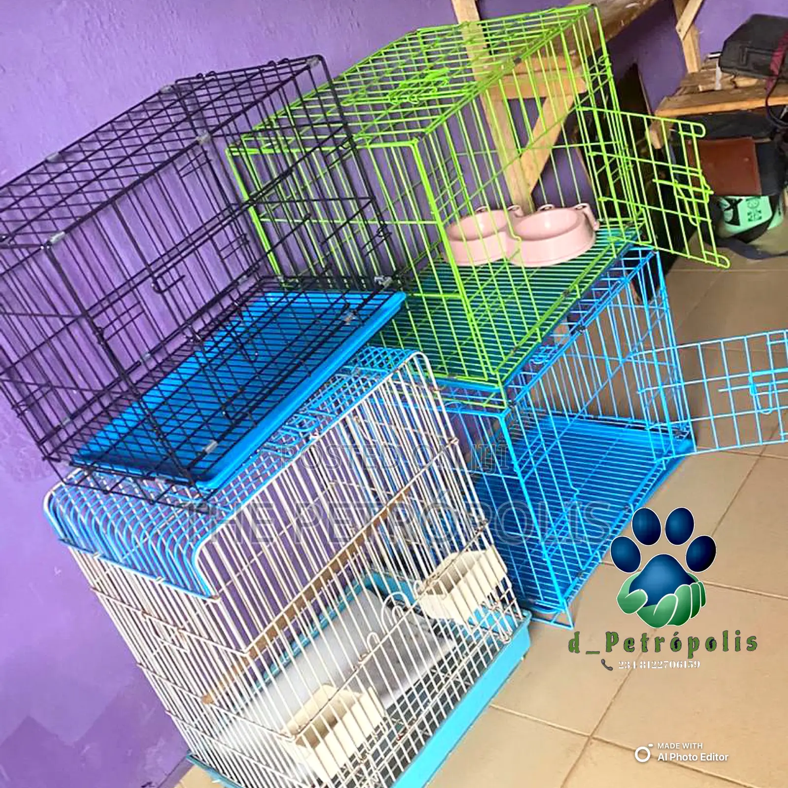 Collapsible Dog Cage All Sizes