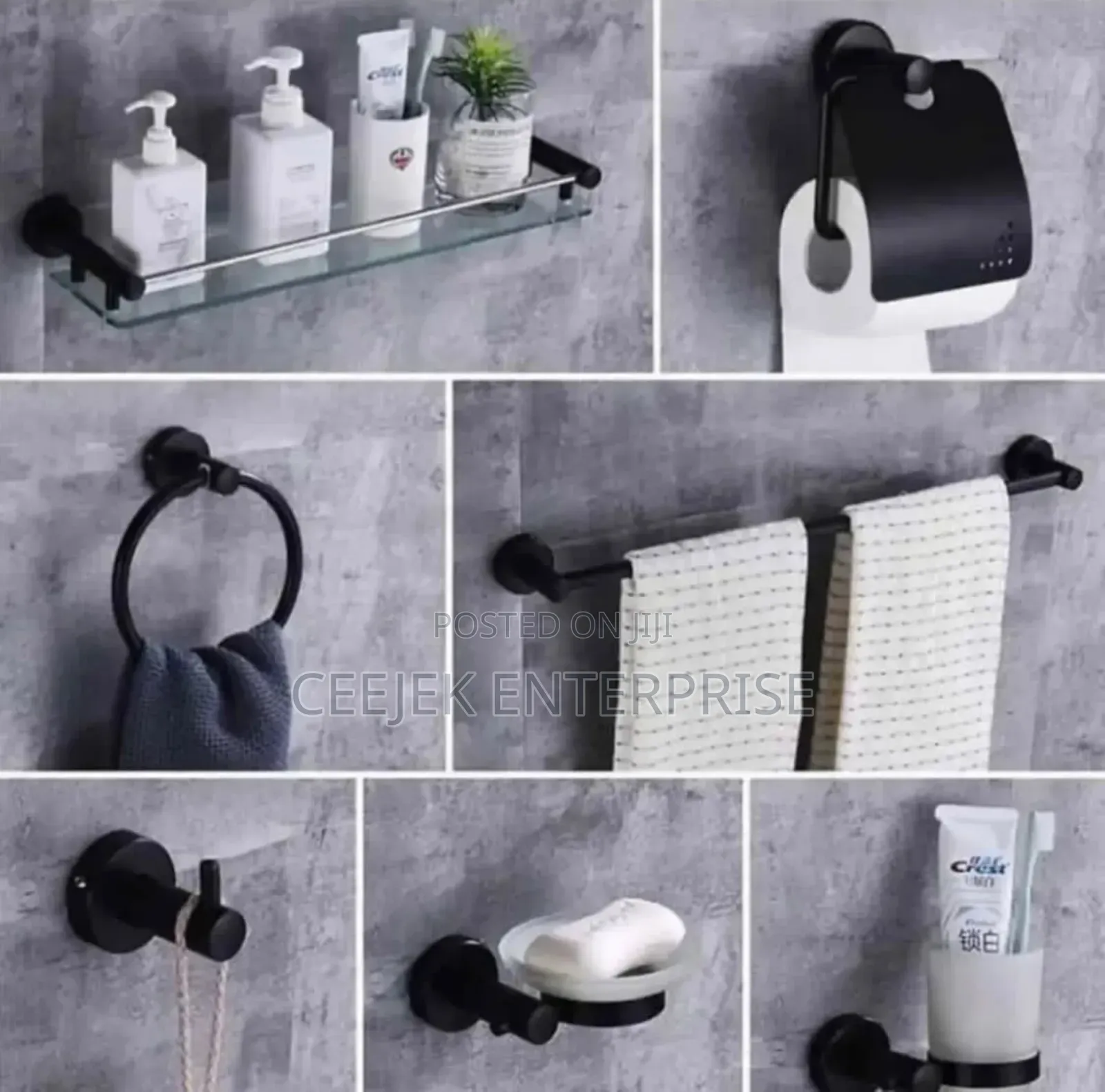 Luxury Black Bathroom Accessories