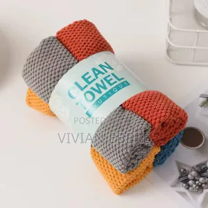 4in1 Microfiber Coral Velvet Thick and Absorbent Kitchen Wipes