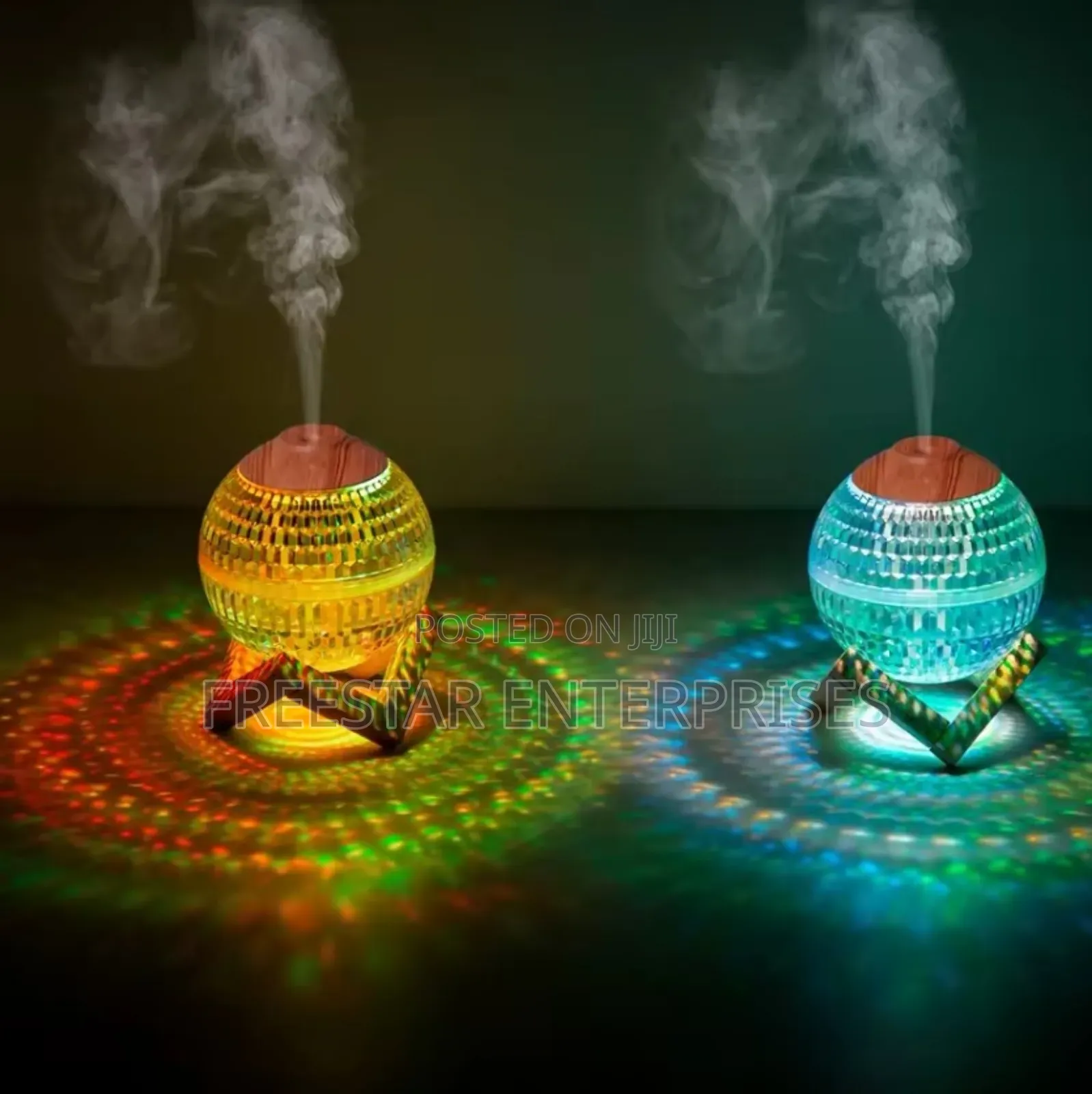 Crystal Ball Humidifier. Aroma Diffuser With RGB Colorful Light.