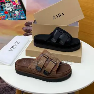 Zara Chunky And Double Belt Slide 40-46 Available