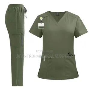 Designer Scrub Uniform With Elastic Ankle in Nigeria by Scantrik