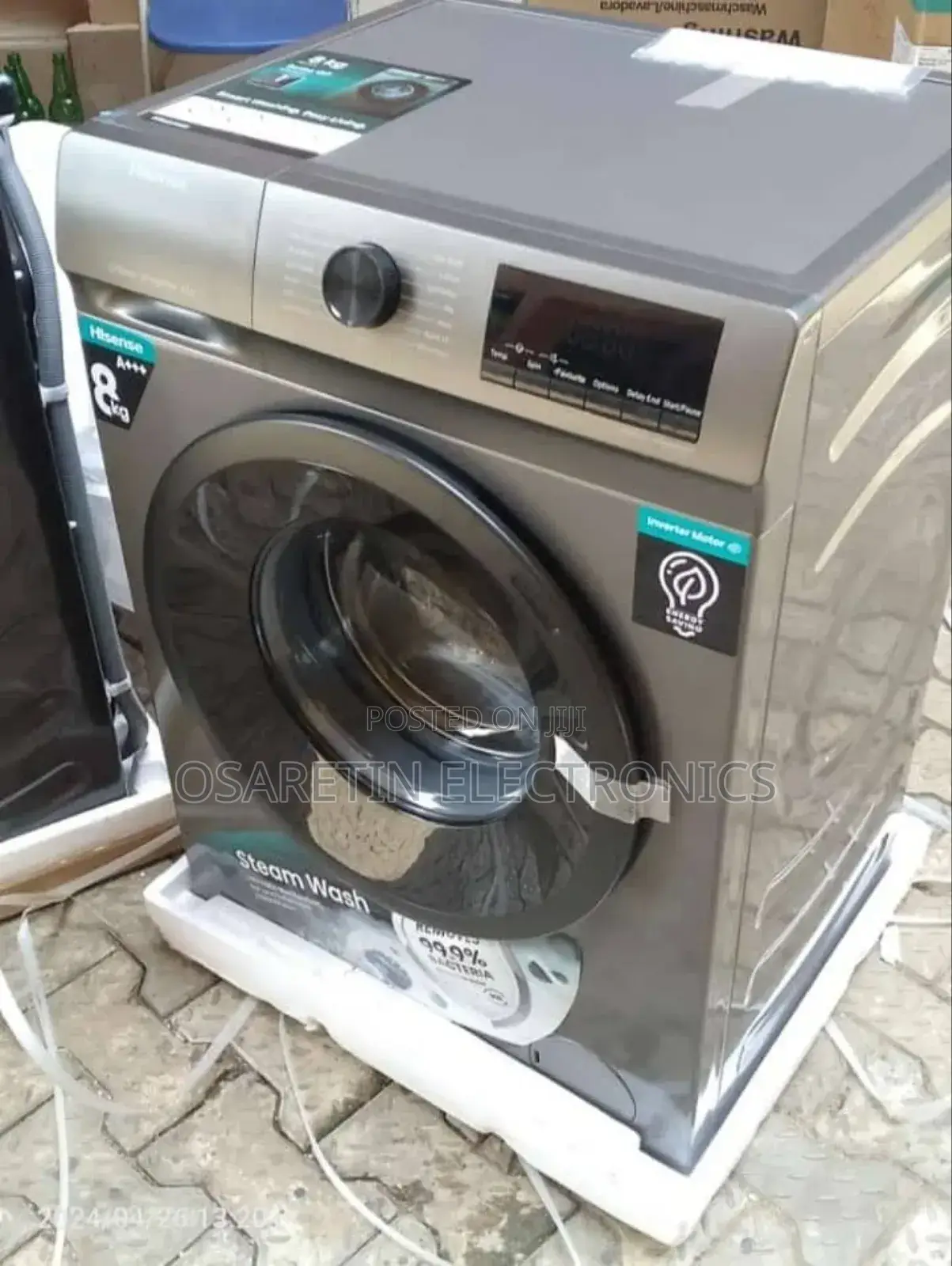 Hisense Automatic Side Loader Washing Machine 8kg