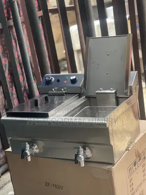 Electric Deep Fryer Double Tank With Tap