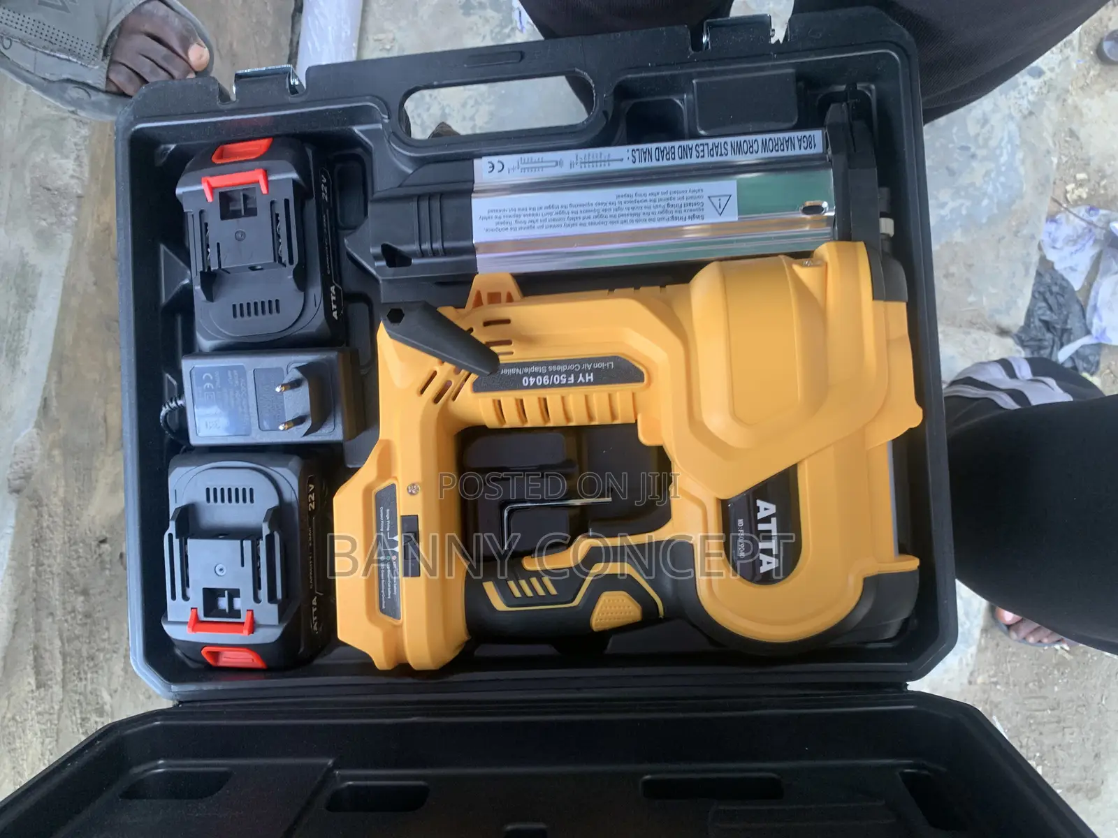 Atta Cordless Nail and Staple Gun Kit