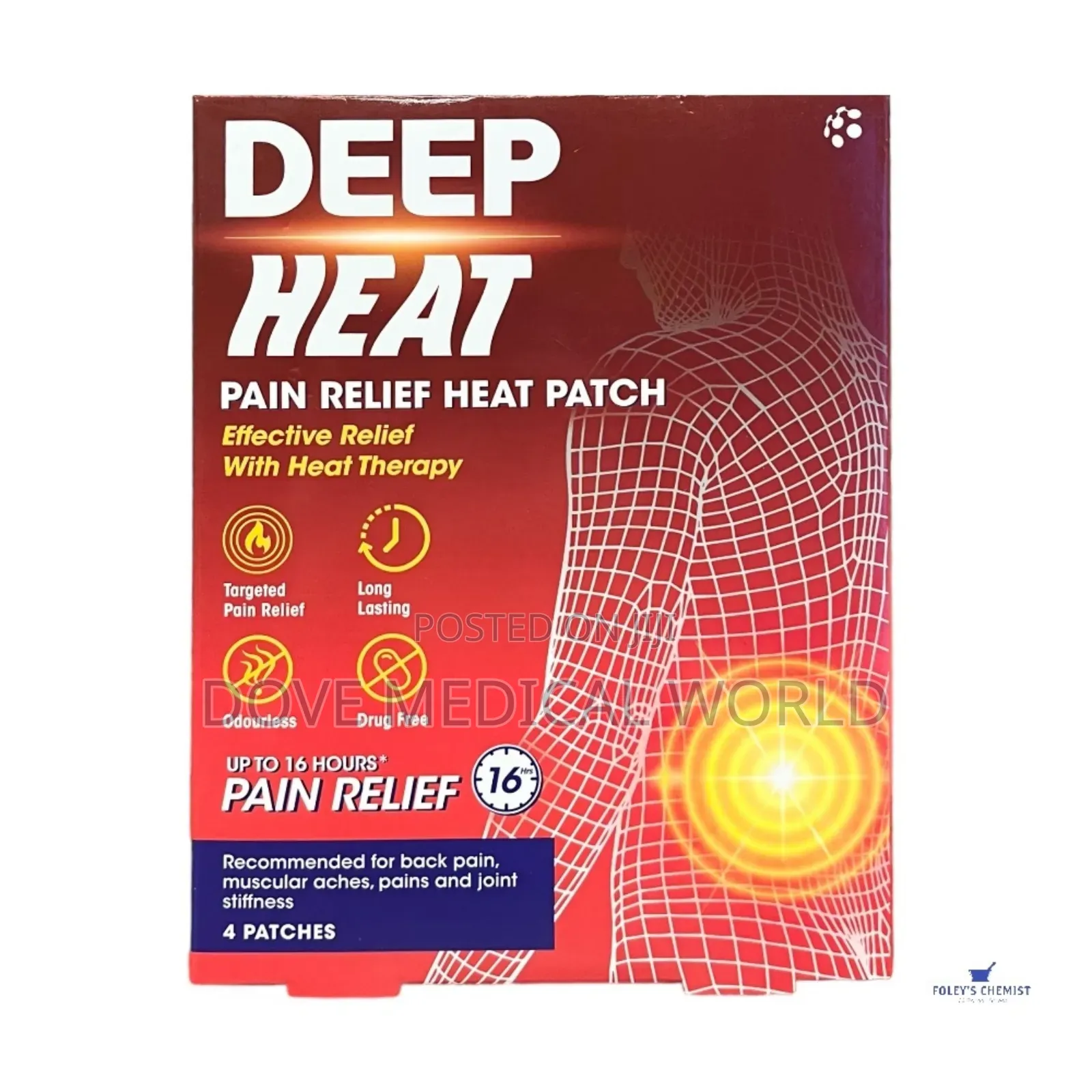 Deep Heat Pain Relief Heat Patch