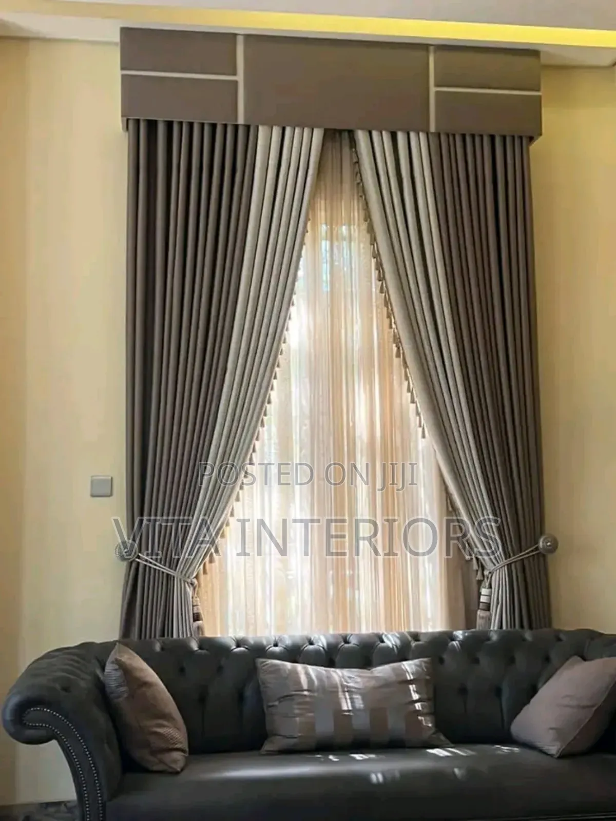 Solid Curtains Available