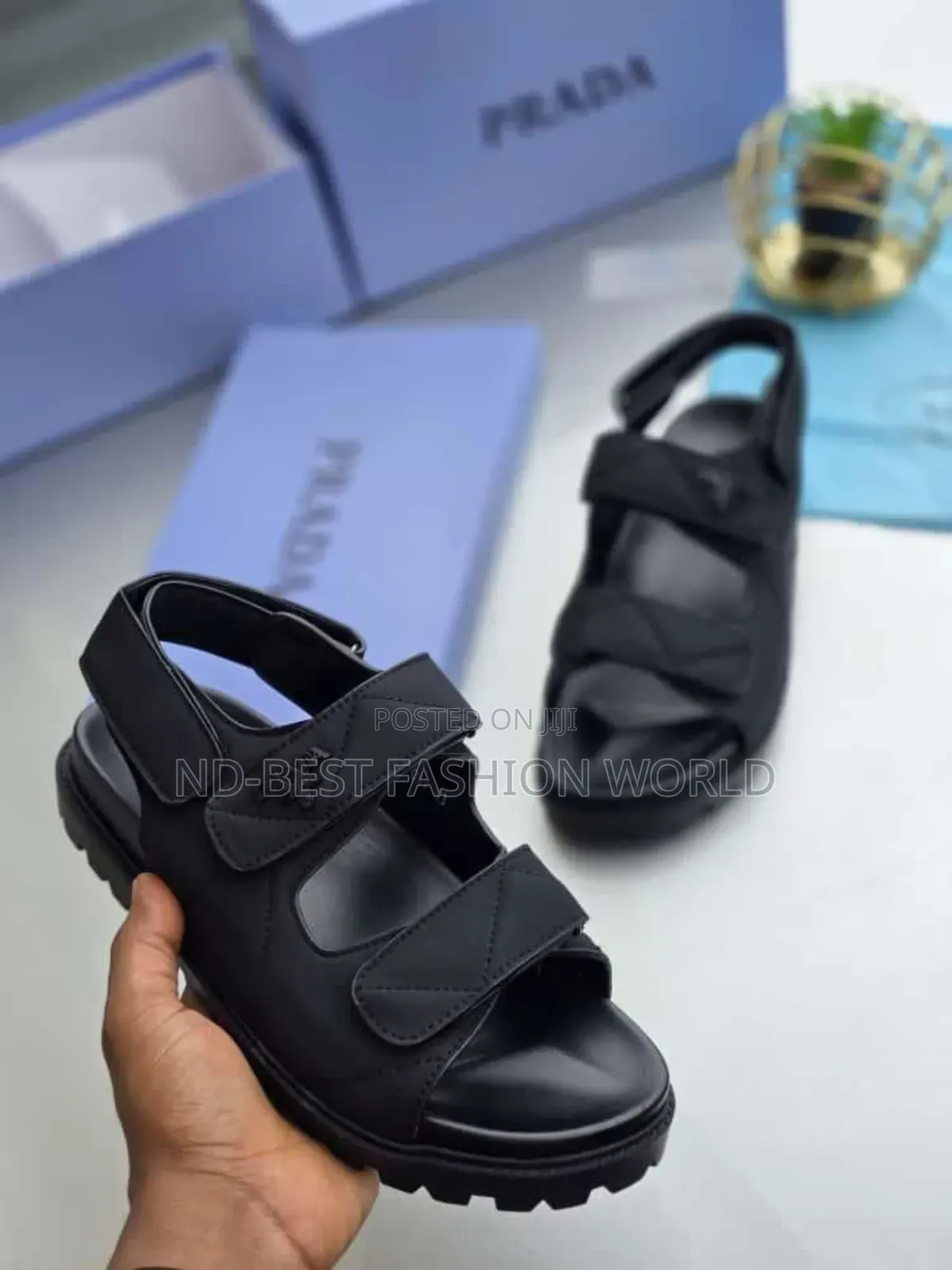 Prada Leather Sandals