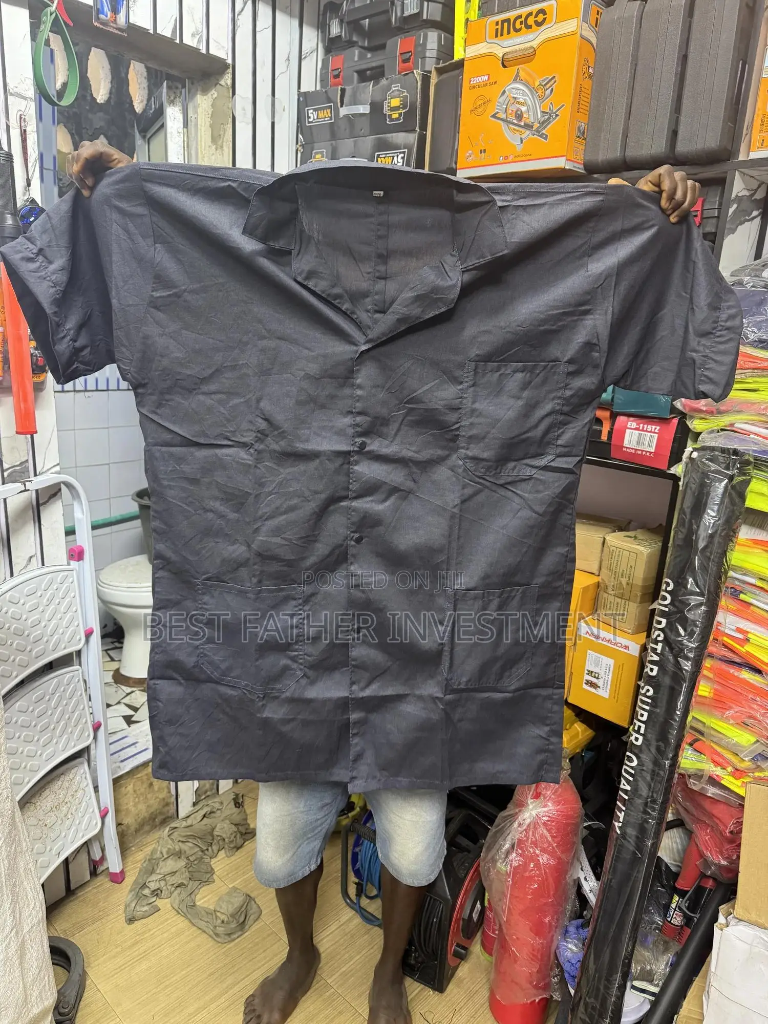 Durable Blue Lab 🥼 Coat 🧥