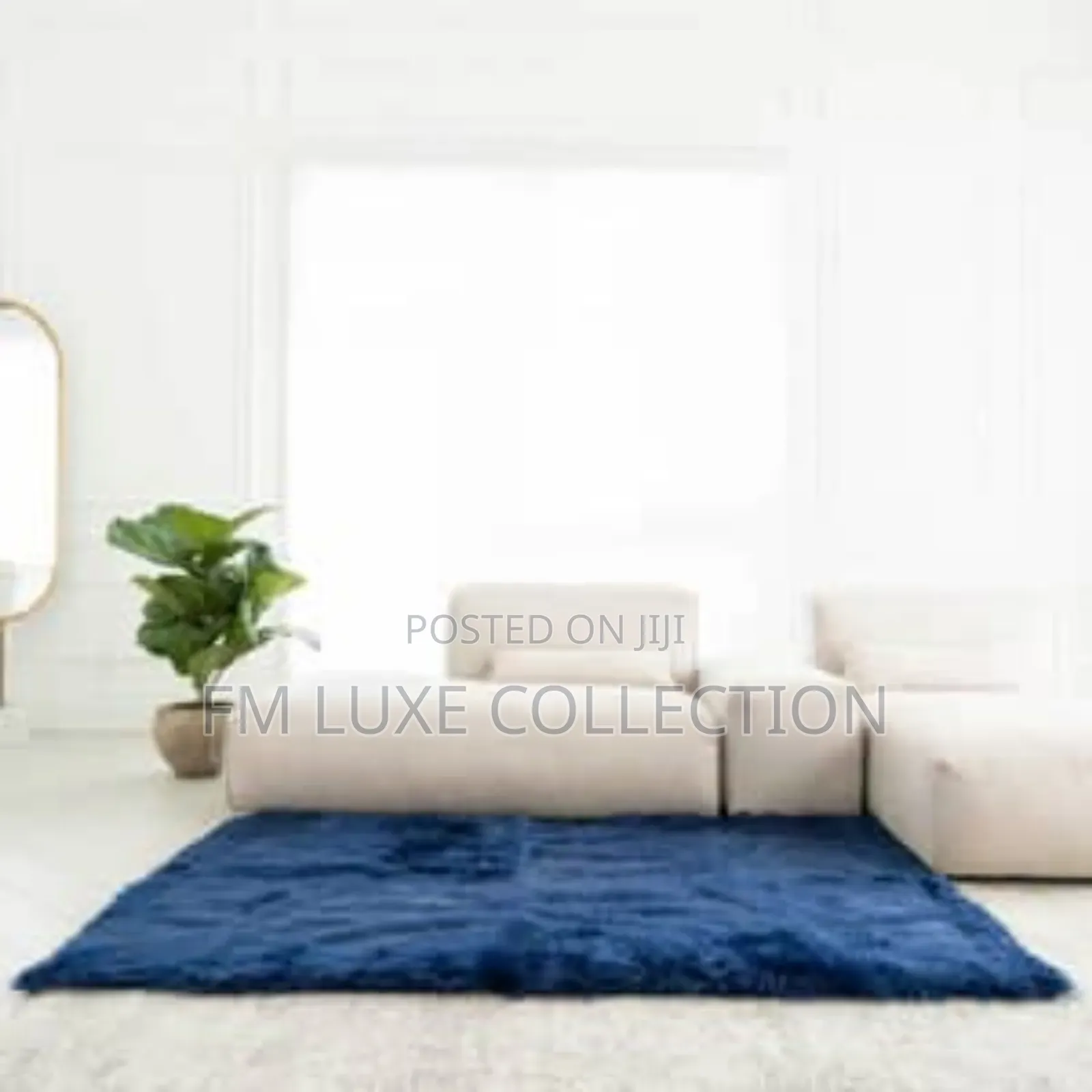 Luxury Fur Center Rug