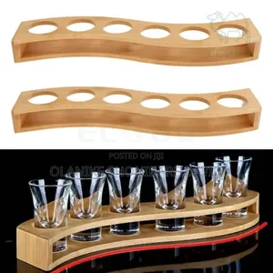 Wooden Shot Holder Rack