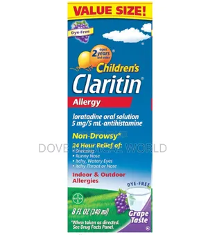 Claritin Allergy 5mg/5ml Syrup Grape Taste