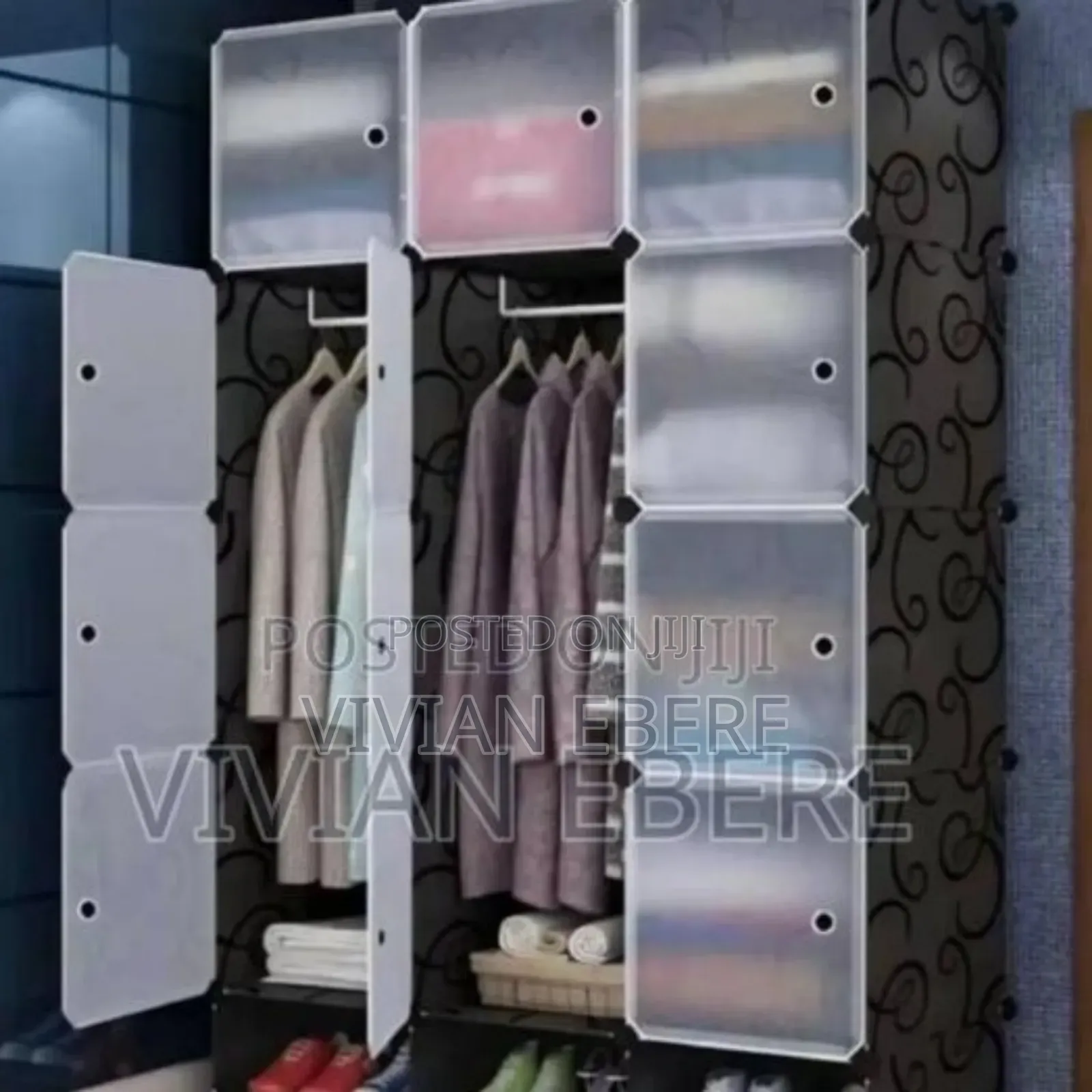 Plastic Quality Wardrobe (4 Column And 3 Column)