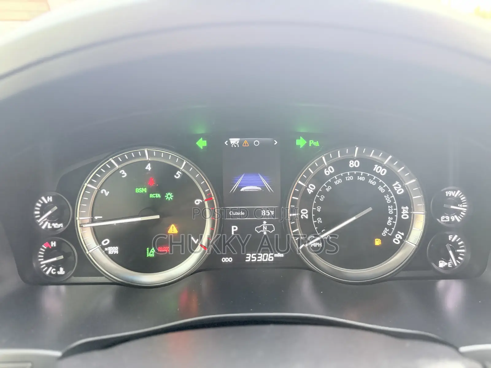 Lexus LX 570 AWD 2018 Black