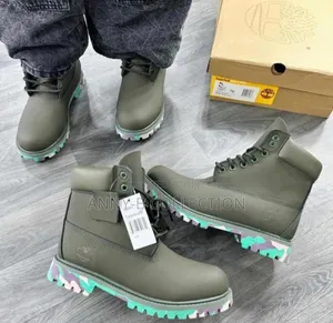 Luxury Army Green Timberland Boots