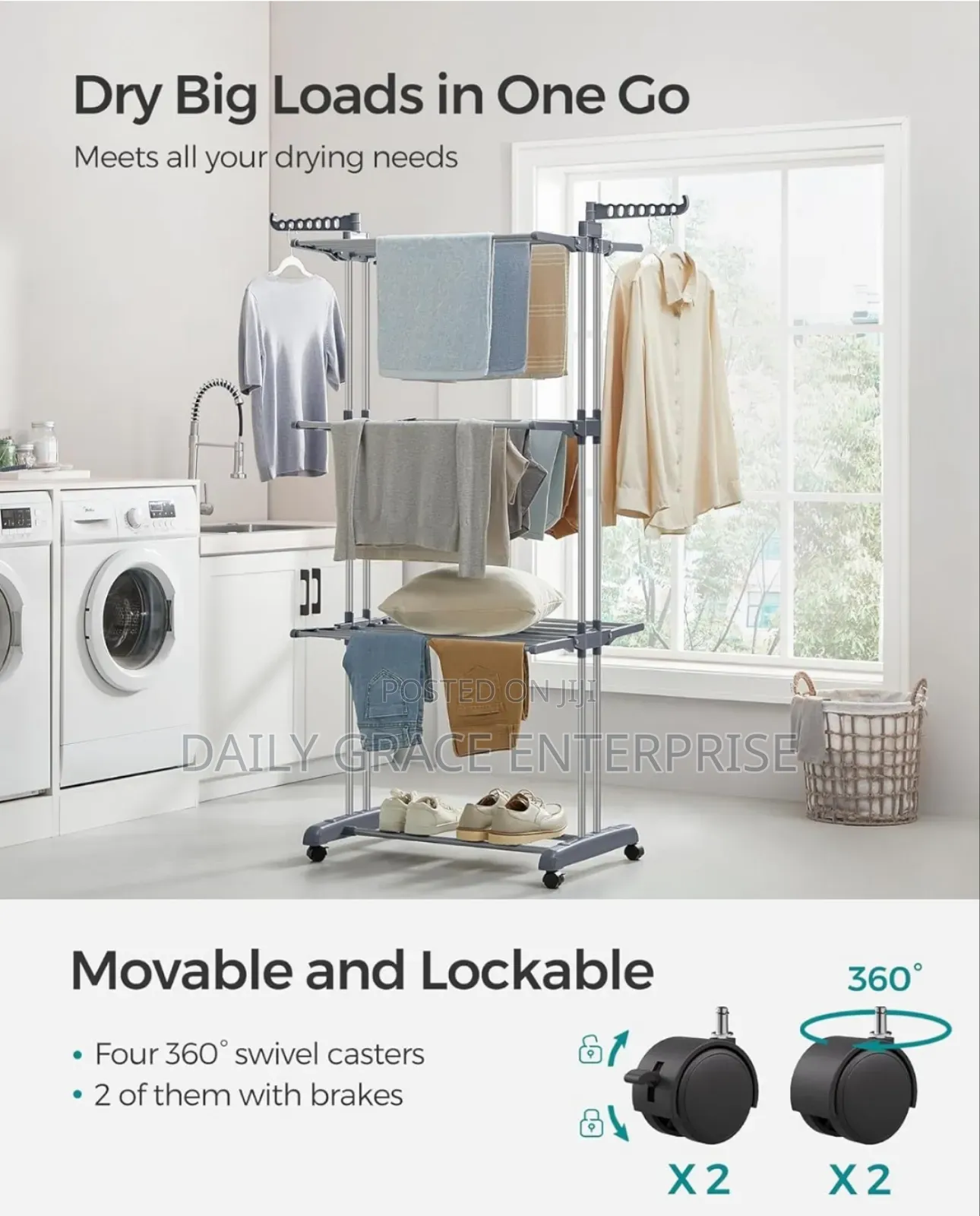 Songmics Clothes Drying Rack