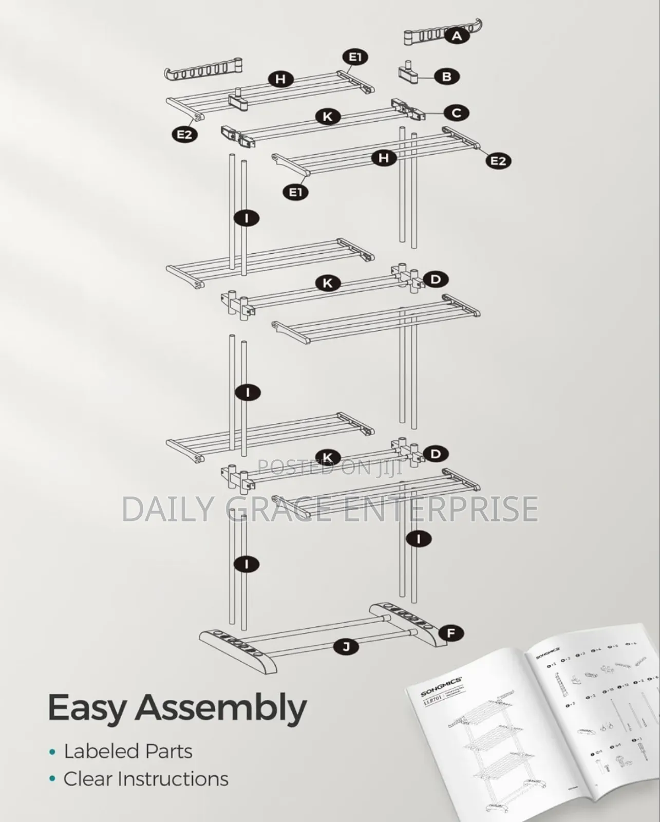 Songmics Clothes Drying Rack