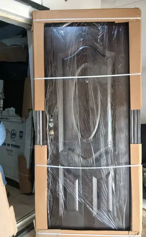 Brown Steel Door for Office Entry