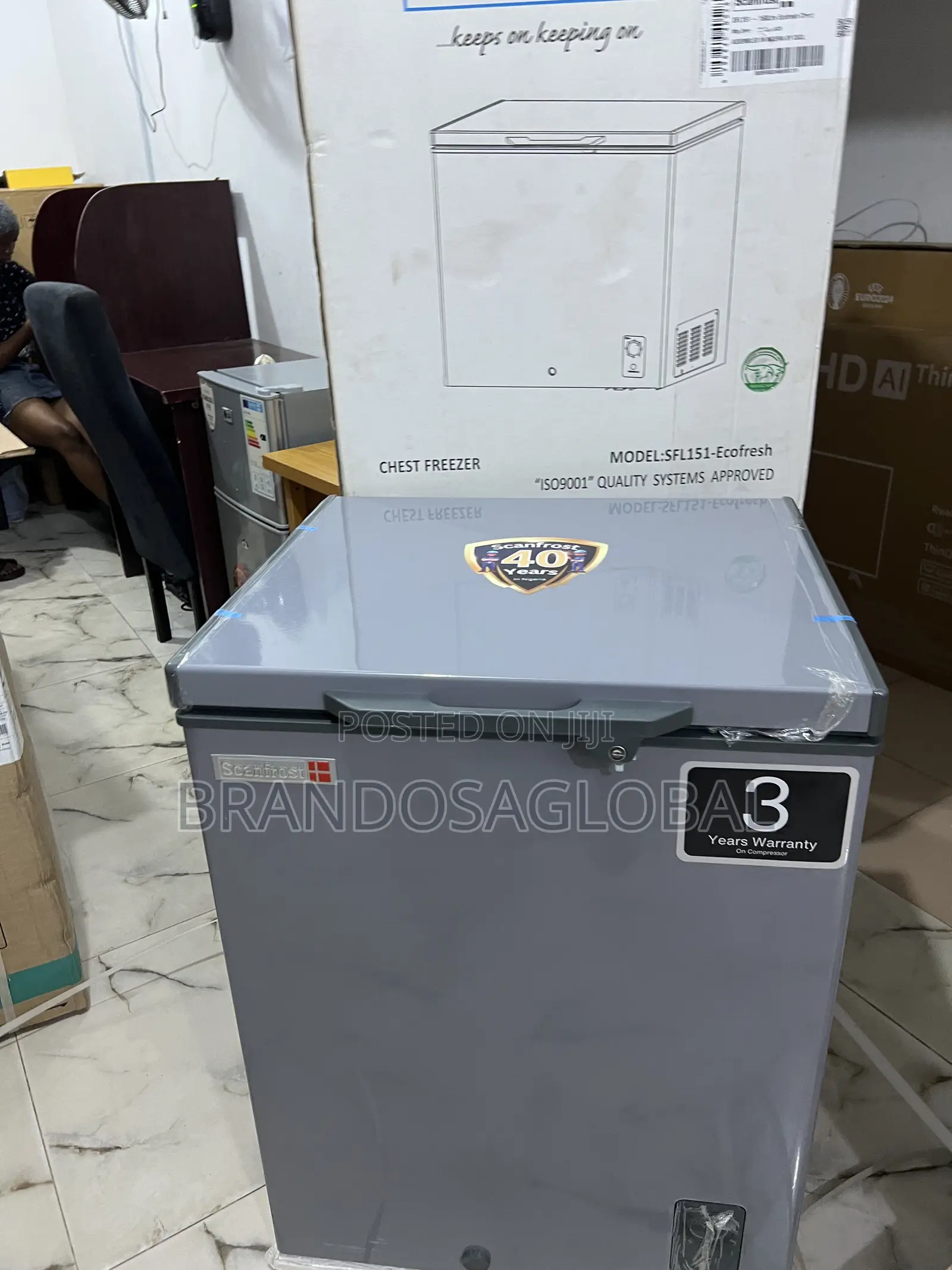 Scanfrost 134l Deep Freezer – Long Retention Cooling Power
