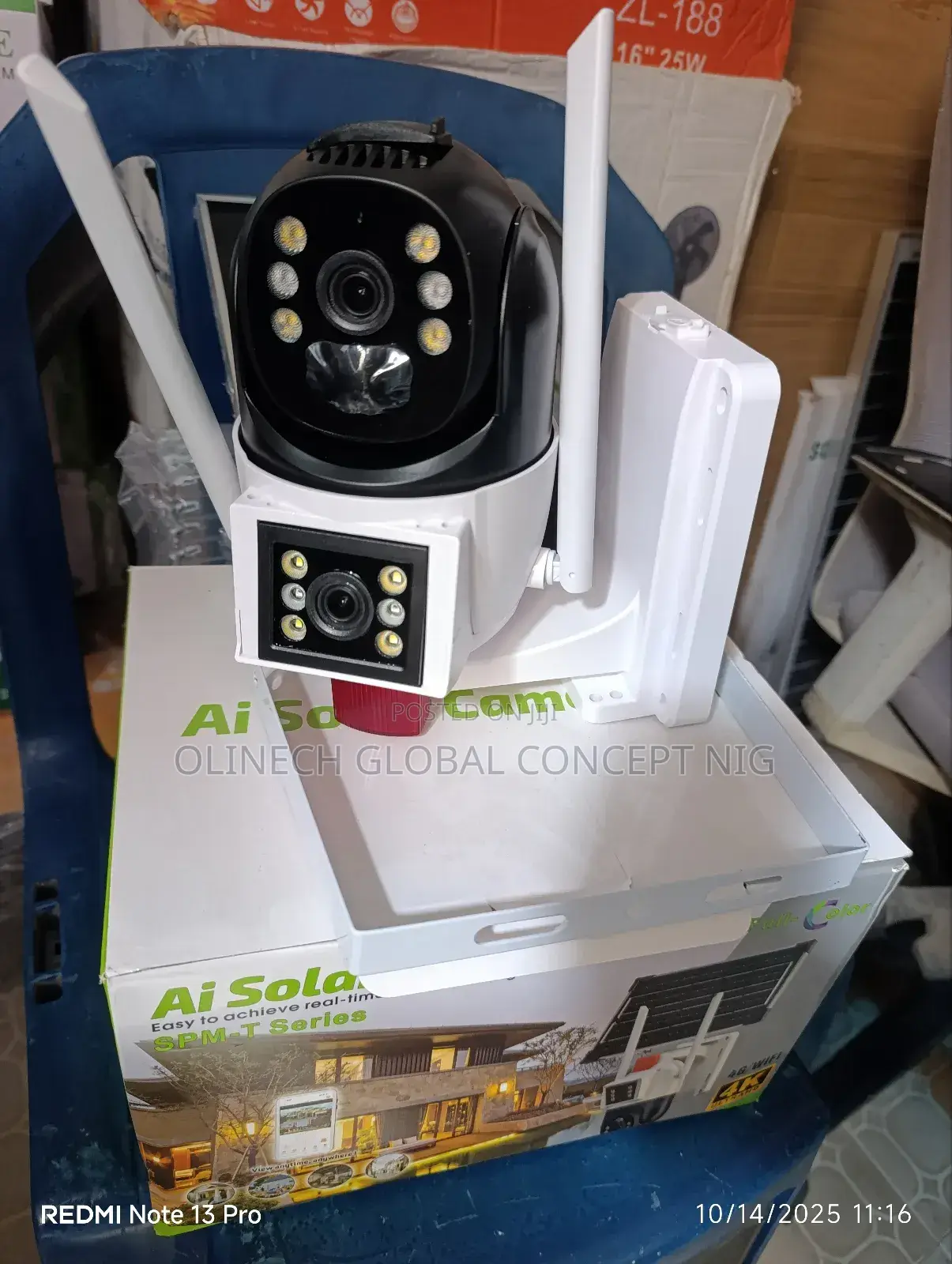Ai Dual Solar Cctv Camera
