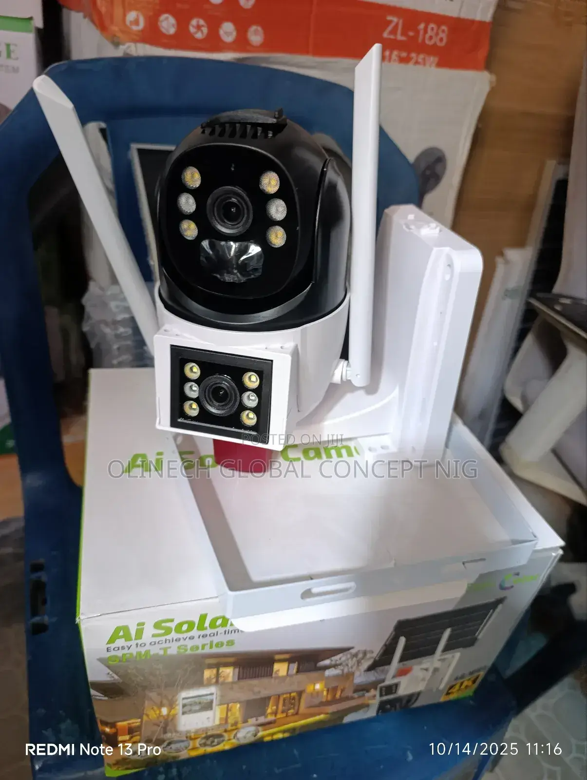 Ai Dual Solar Cctv Camera